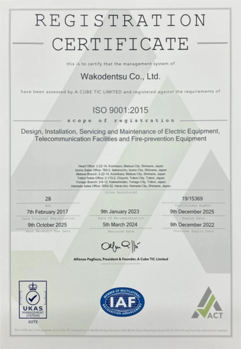 REGISTRATION CERTIFICATE