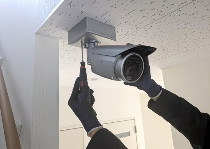 監視カメラ|取付